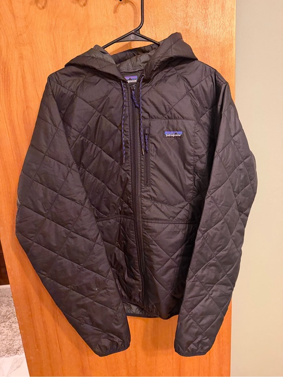 Patagonia Other - Patagonia Men’s Quilted Hooded Bomber Jacket - Black